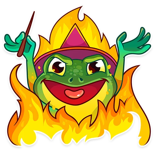 🔮 Стикер «Oliver the Frog» для Telegram