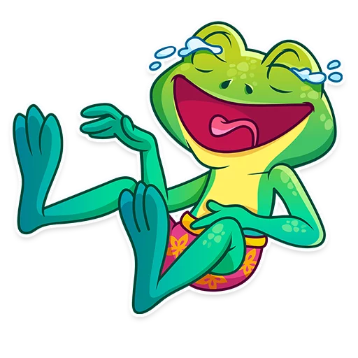 Стикерпак Oliver the Frog для Telegram