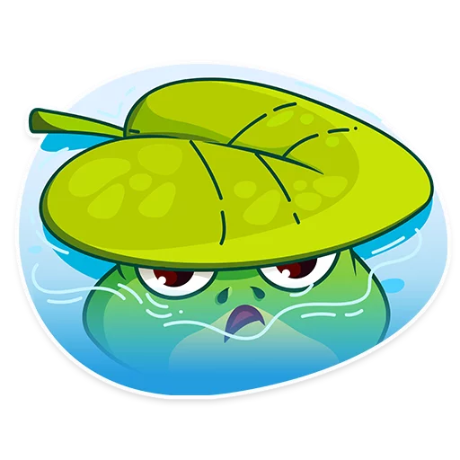 🙄 Стикер «Oliver the Frog» для Telegram