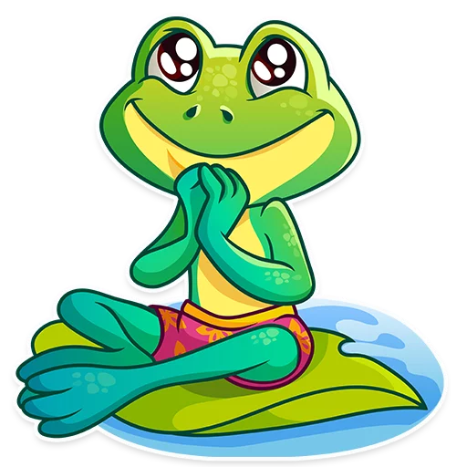 😏 Стикер «Oliver the Frog» для Telegram