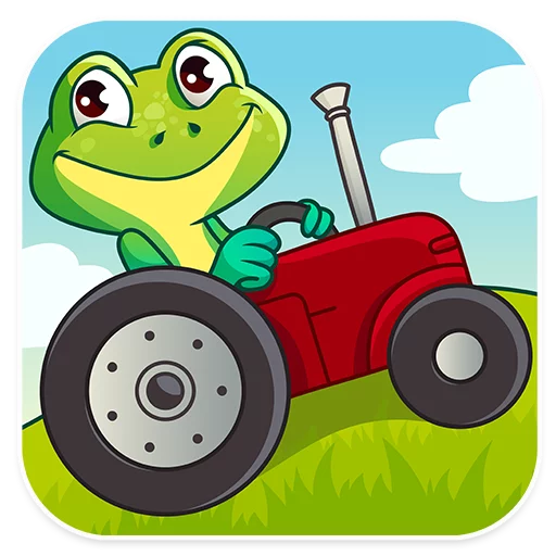 🚂 Стикер «Oliver the Frog» для Telegram
