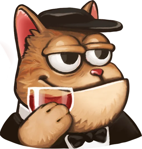 🍷 Стикер «Olsior» для Telegram