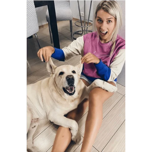 🐶 Стикер «OLYA» для Telegram