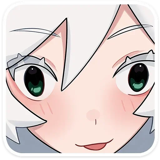 🥴 Стикер «Оля без надписей» для Telegram
