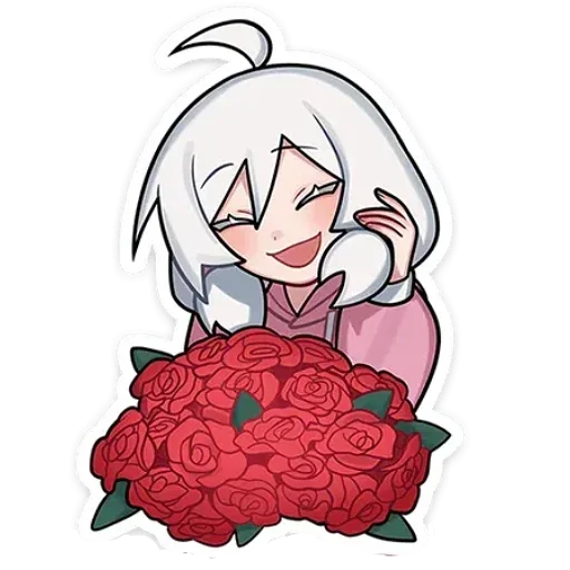 🥰 Стикер «Оля без надписей» для Telegram