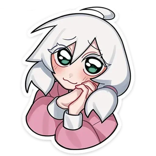 🥺 Стикер «Оля без надписей» для Telegram