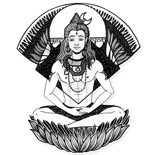 🧘‍♂️ Стикер «Olya Balarama Art» для Telegram
