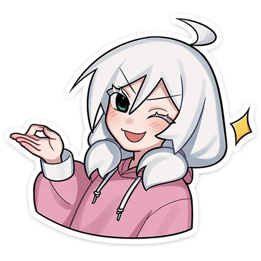 #️⃣ Стикер «Оля» для Telegram