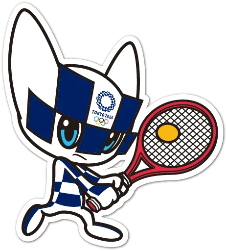 🎾 Стикер «Summer Olympics 2020 Miraitowa» для Telegram
