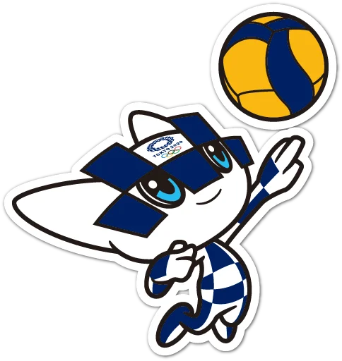 🏐 Стикер «Summer Olympics 2020 Miraitowa» для Telegram