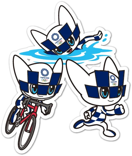 🏃 Стикер «Summer Olympics 2020 Miraitowa» для Telegram