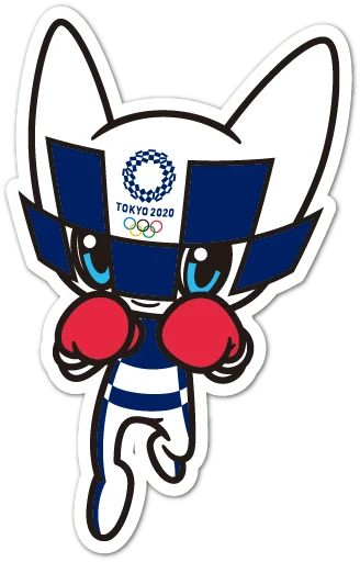 🥊 Стикер «Summer Olympics 2020 Miraitowa» для Telegram