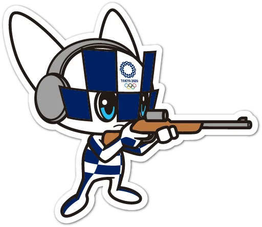 🔫 Стикер «Summer Olympics 2020 Miraitowa» для Telegram