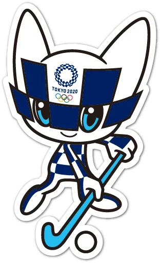 🏑 Стикер «Summer Olympics 2020 Miraitowa» для Telegram
