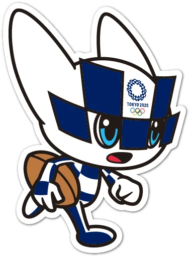 🏉 Стикер «Summer Olympics 2020 Miraitowa» для Telegram