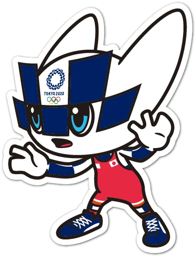 🤼 Стикер «Summer Olympics 2020 Miraitowa» для Telegram