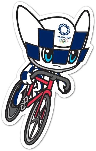 🚴‍♂️ Стикер «Summer Olympics 2020 Miraitowa» для Telegram