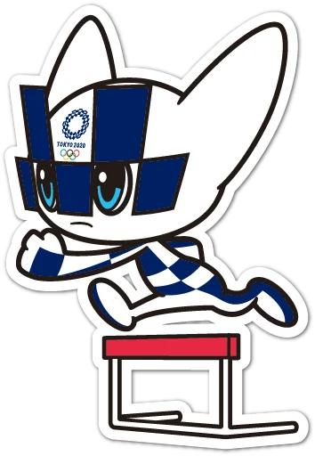 🏃 Стикер «Summer Olympics 2020 Miraitowa» для Telegram