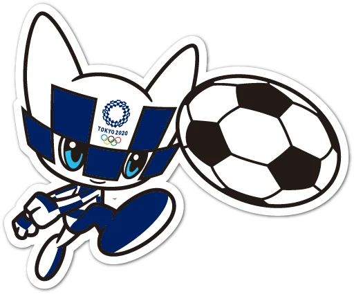 ⚽️ Стикер «Summer Olympics 2020 Miraitowa» для Telegram