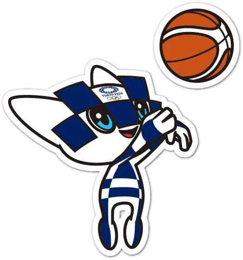 🏀 Стикер «Summer Olympics 2020 Miraitowa» для Telegram