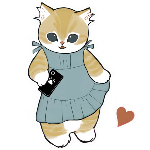 🫶 Стикер «Милые котьки» для Telegram