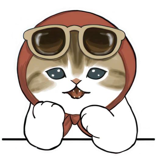 😎 Стикер «Милые котьки» для Telegram