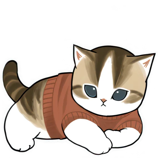 😏 Стикер «Милые котьки» для Telegram