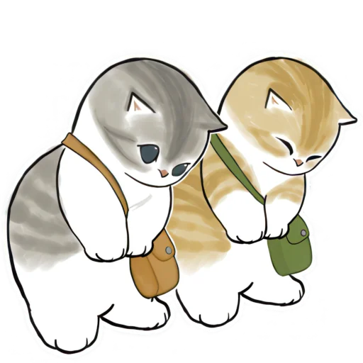 😌 Стикер «Милые котьки» для Telegram