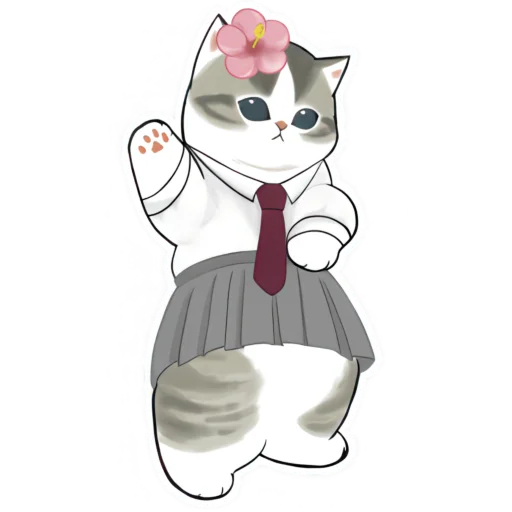 👋 Стикер «Милые котьки» для Telegram