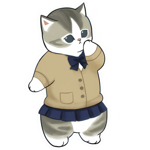 🫢 Стикер «Милые котьки» для Telegram