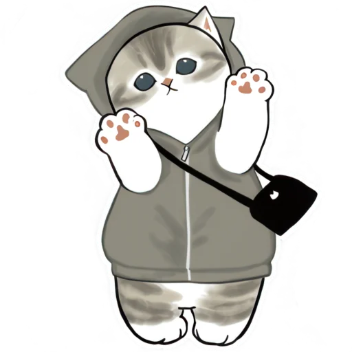 🐾 Стикер «Милые котьки» для Telegram