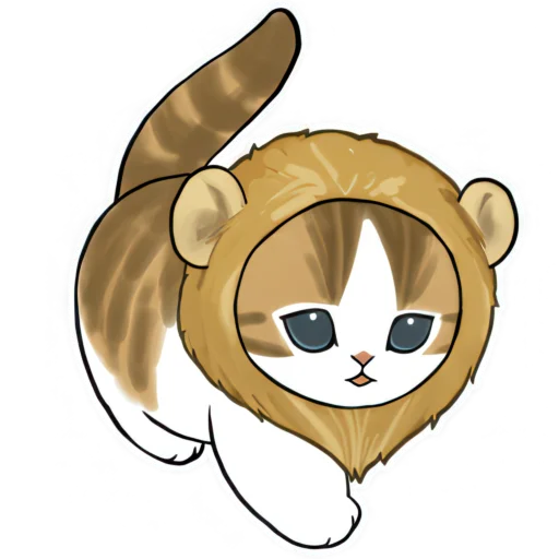 🦁 Стикер «Милые котьки» для Telegram