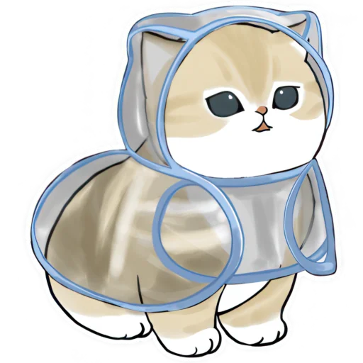 😬 Стикер «Милые котьки» для Telegram