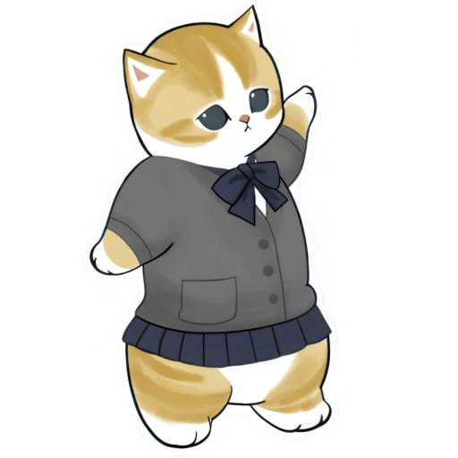 👋 Стикер «Милые котьки» для Telegram