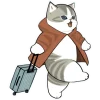 🧳 Эмодзи «Милые котьки» для Telegram