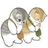 😌 Эмодзи «Милые котьки» для Telegram