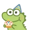 🐊 Эмодзи «omg» для Telegram