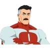 Стикер 10 Omni-man - неуязвимый