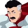 Стикер 56 Omni-man - неуязвимый