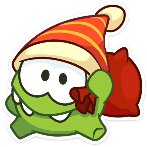 🎁 Стикер «Зима с Ам Нямом» для Telegram