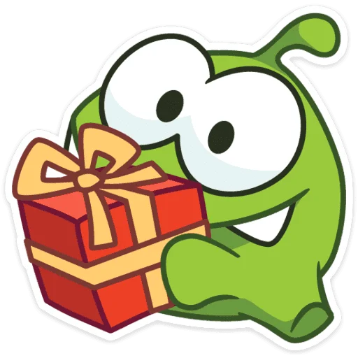 🎁 Стикер «Зима с Ам Нямом» для Telegram