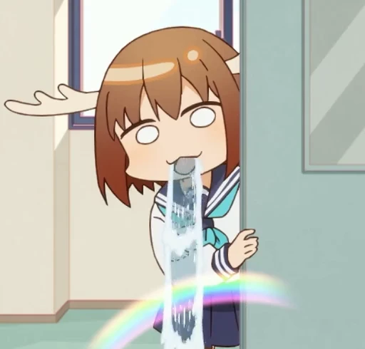🤤 Стикер «Shikanoko Nokonoko Koshitantan» для Telegram