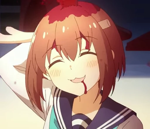 😆 Стикер «Shikanoko Nokonoko Koshitantan» для Telegram