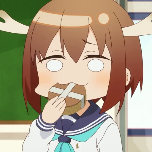🤤 Стикер «Shikanoko Nokonoko Koshitantan» для Telegram