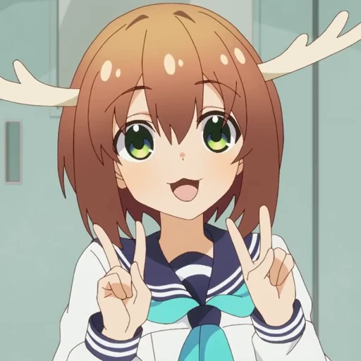 ✌️ Стикер «Shikanoko Nokonoko Koshitantan» для Telegram