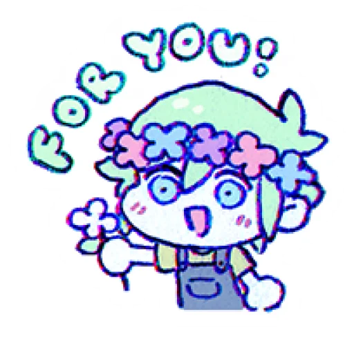 🌷 Стикер «Official Omori Stickers (OMOCAT)» для Telegram