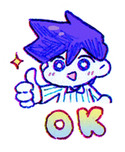 👍 Стикер «Official Omori Stickers (OMOCAT)» для Telegram