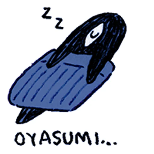 😴 Стикер «омори» для Telegram