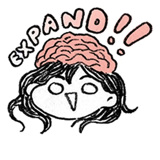 🧠 Стикер «омори» для Telegram
