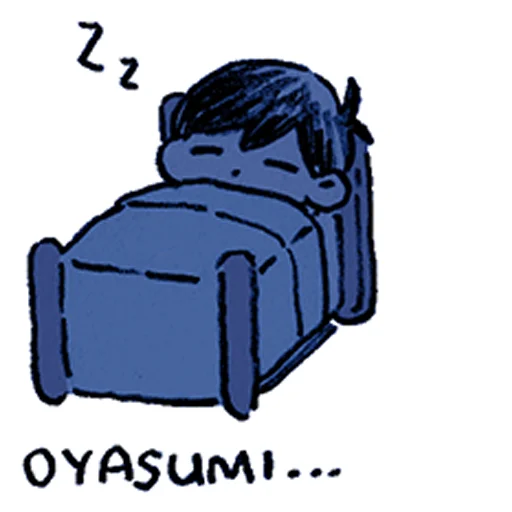 😴 Стикер «омори» для Telegram